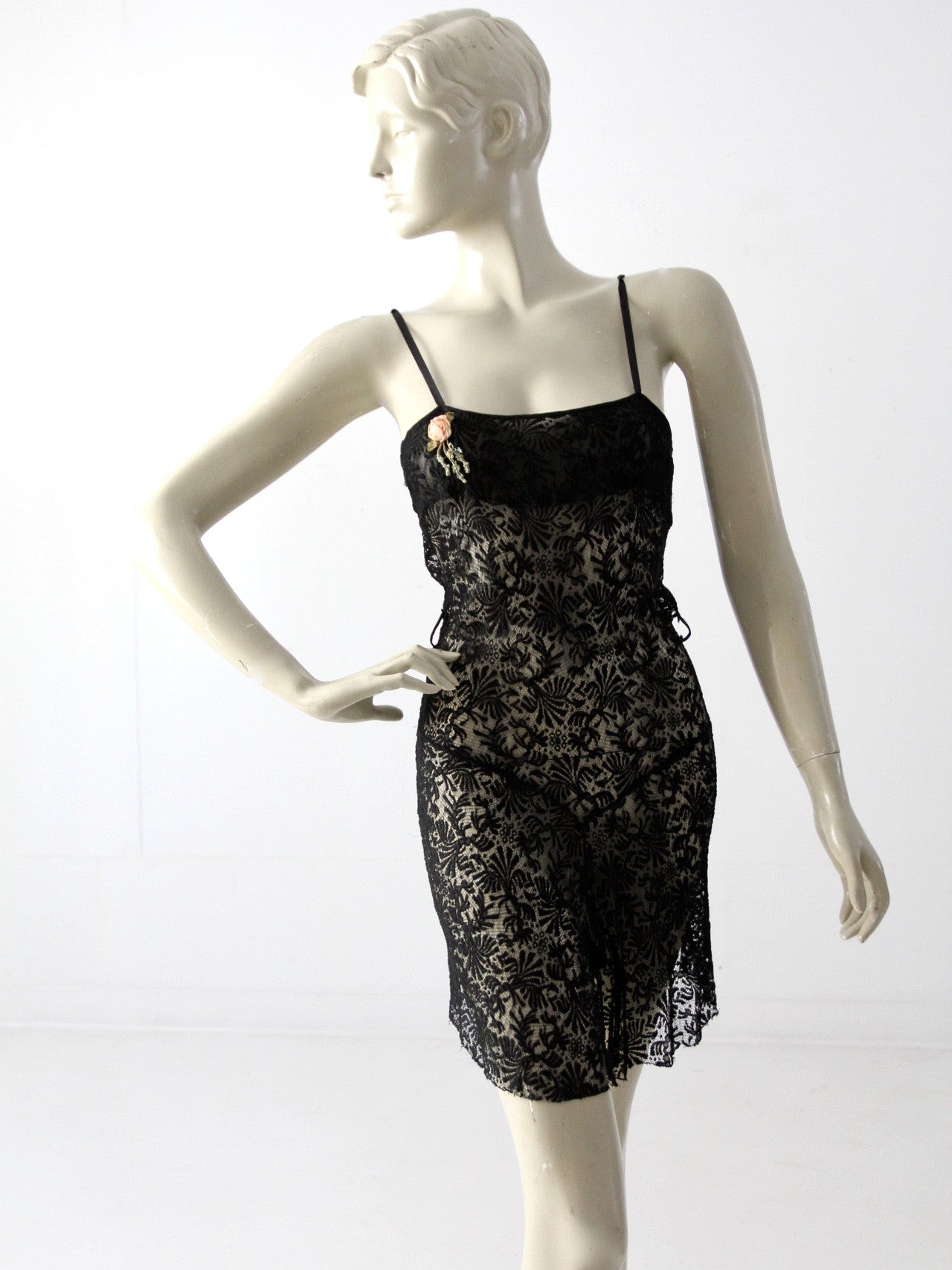 Women's Long Lace Nightgown | Shadowline Lingerie
